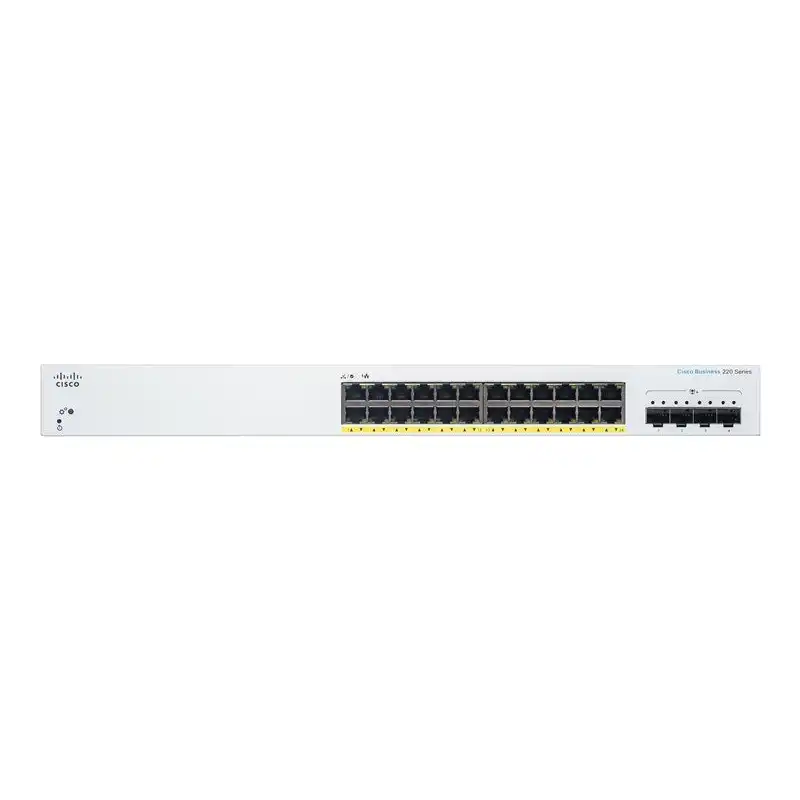 Cisco Business 220 Series CBS220-24P-4X - Commutateur - intelligent - 24 x 10 - 100 - 1000 (PoE+) ... (CBS220-24P-4X-EU)_1